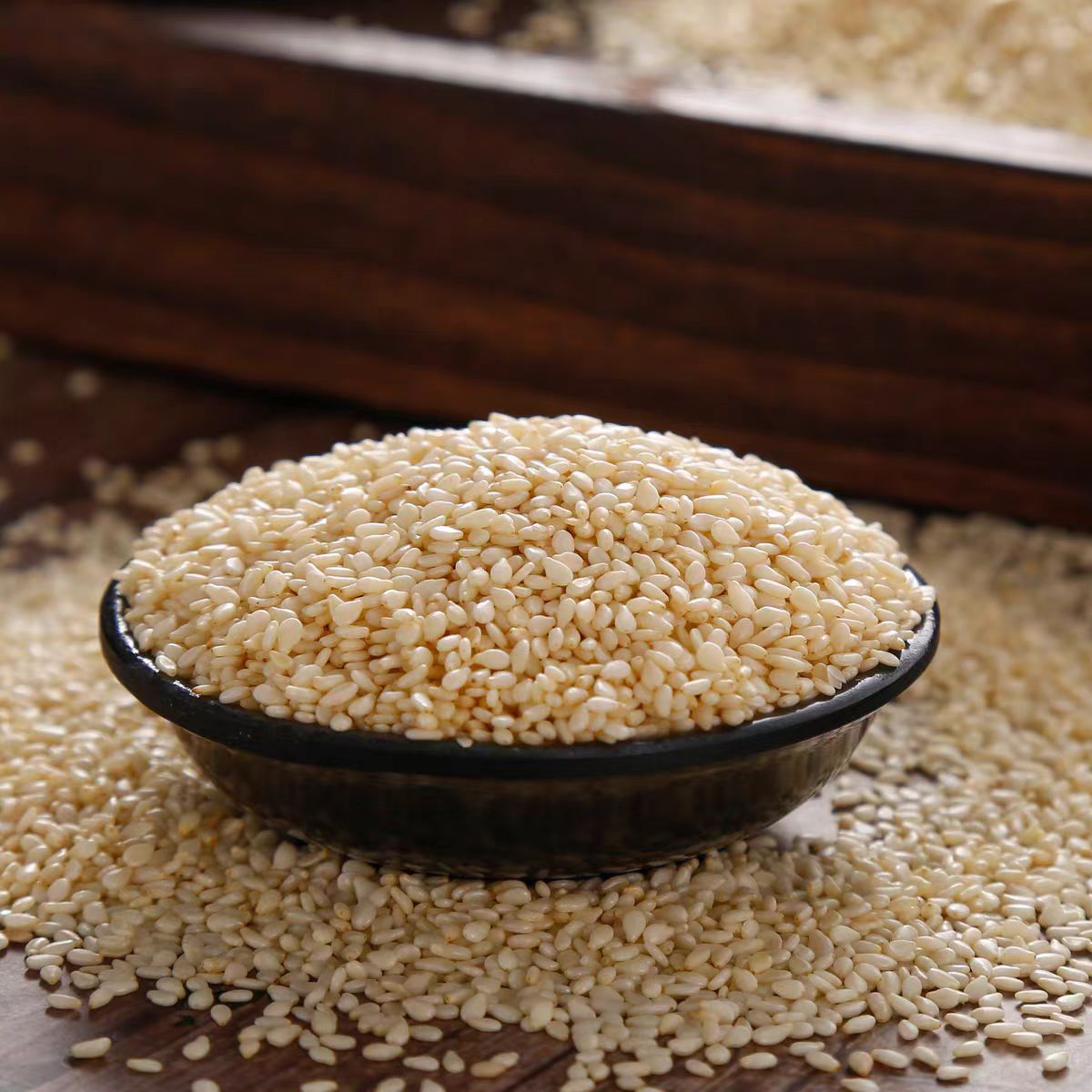 【白芝麻】云南农家现收特产正品营养好吃1斤