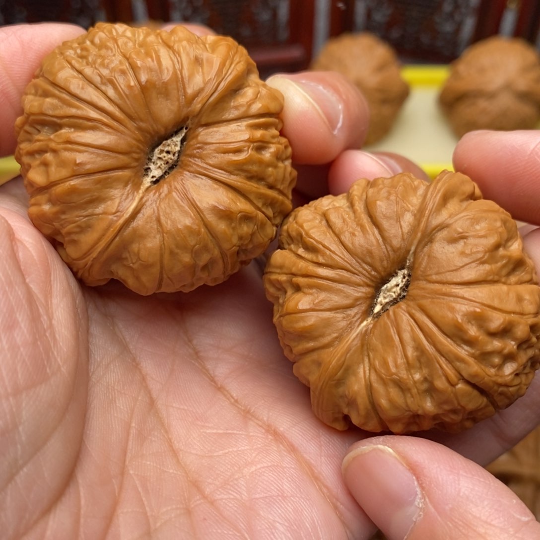 文玩核桃把件肉球南瓜41+