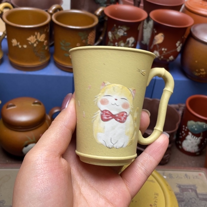 紫砂茶杯紫砂主人杯