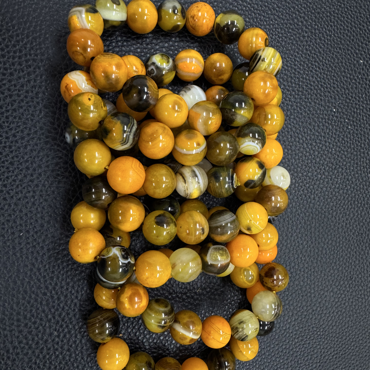 精品百搭牛黄14手串（多样性拍一发一）