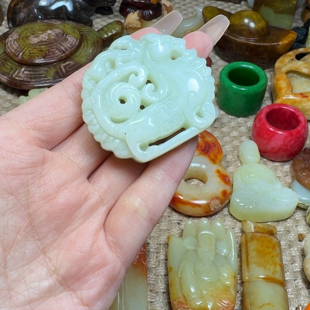 吊坠白玉菩提挂件