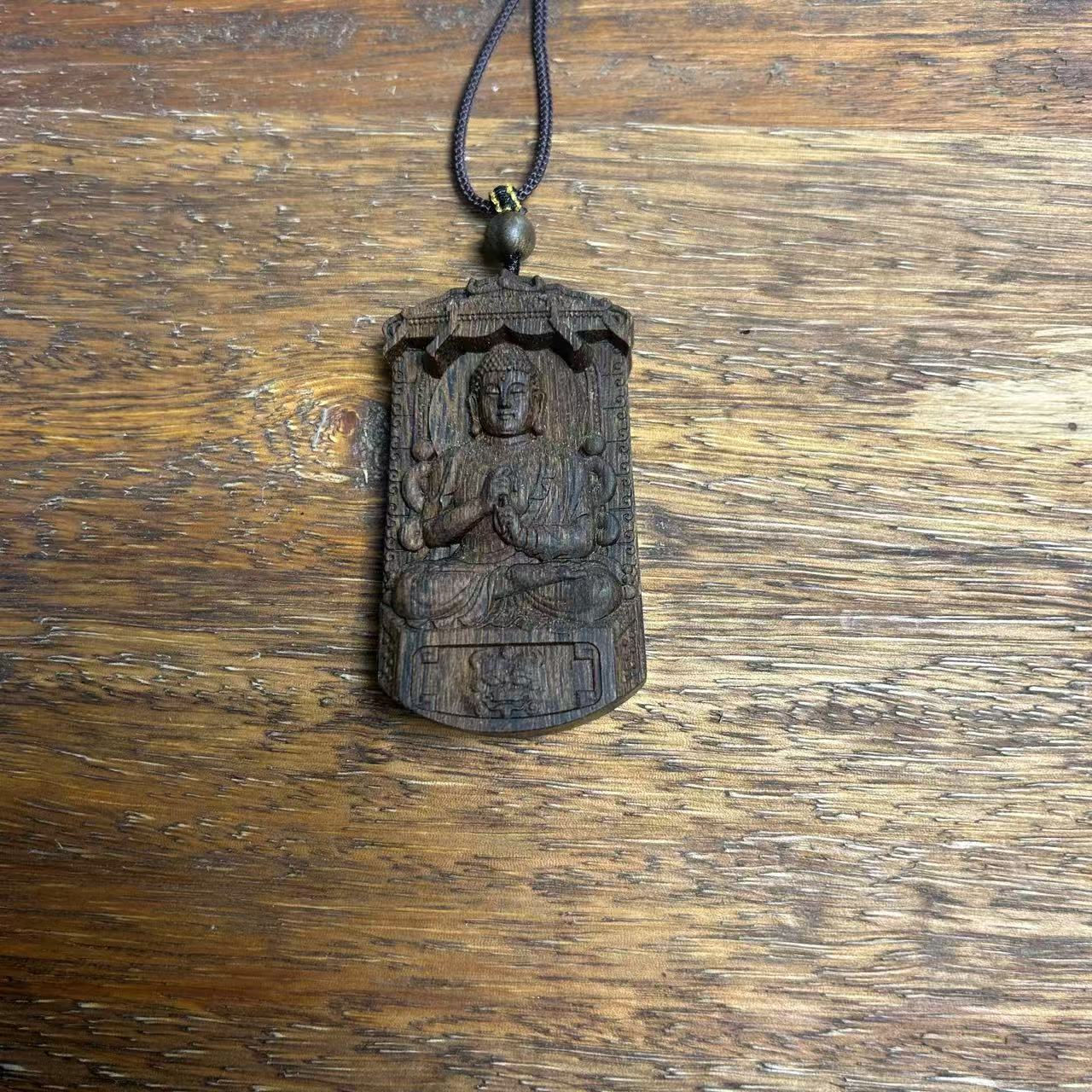 6#仓库-LS-FSP30213沉香木如意吊坠/多样性发货