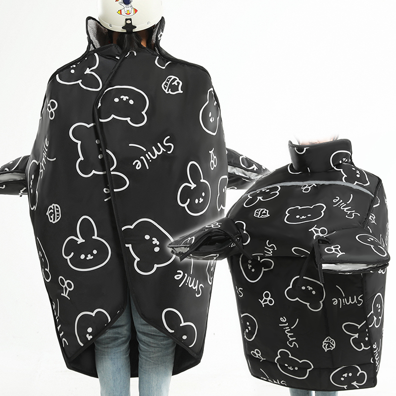 2025冬季电动车三轮车踏板摩托车电动车挡风被大包围加大加厚