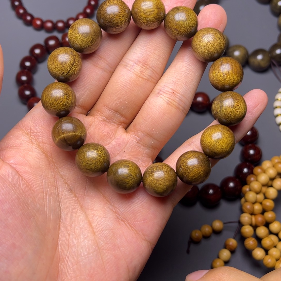 金丝楠手串/手链金丝楠1.5乌金