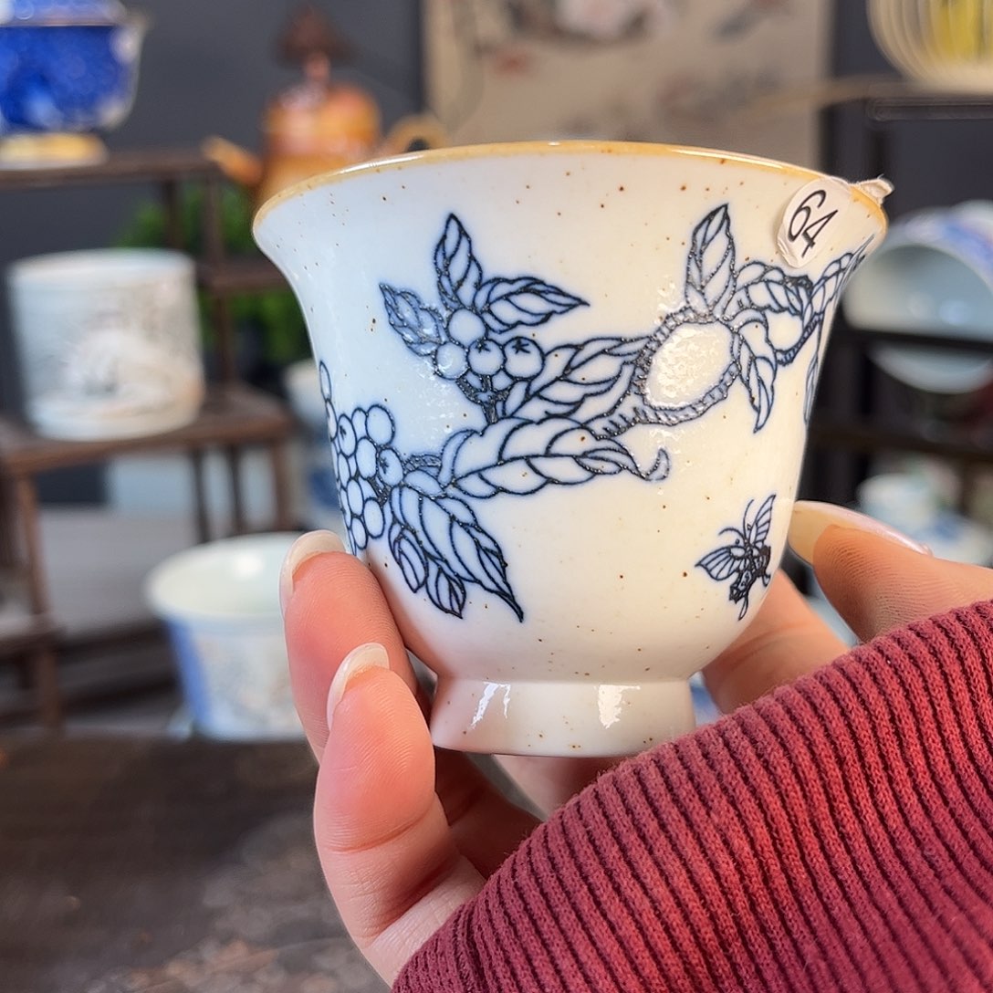 杯景德镇陶瓷茶杯多人
