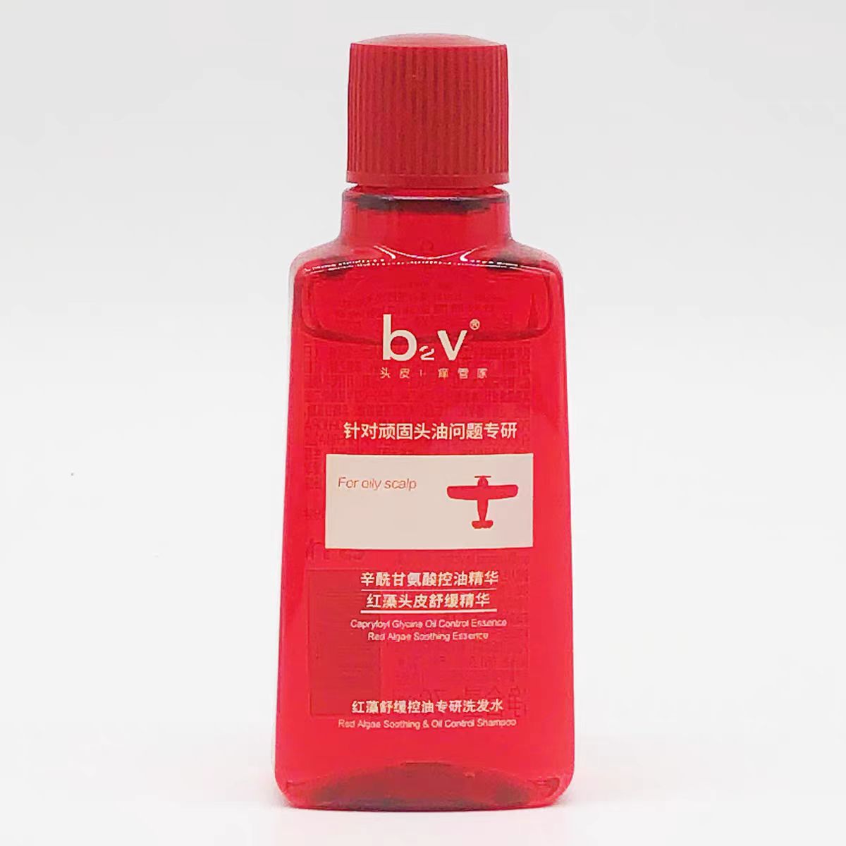 【到手3瓶共210Ml】b2v红藻舒缓控油洗发水70ml