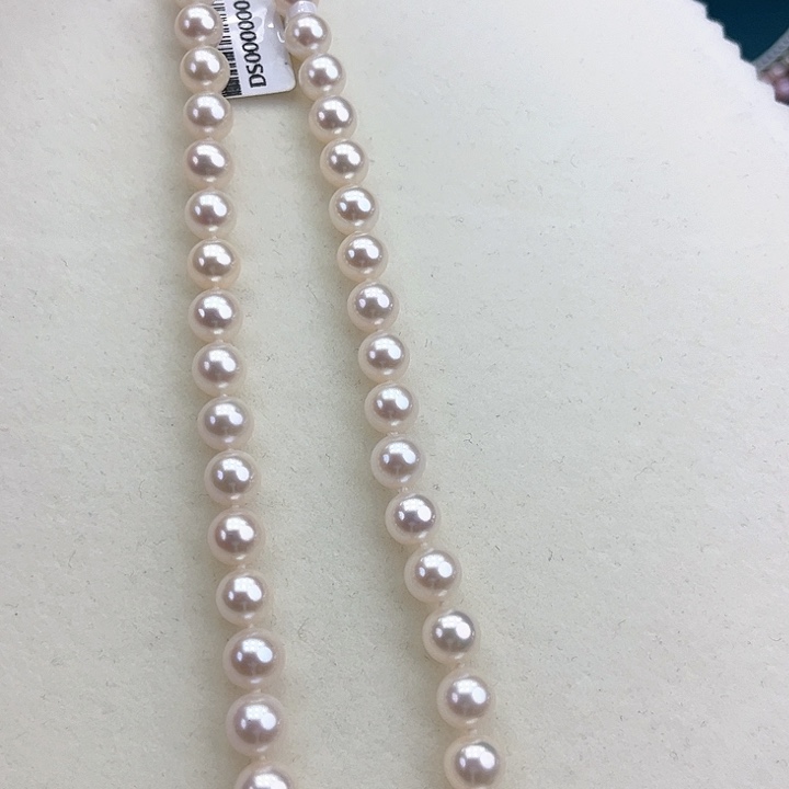 淡水珍珠颈饰银S925镶嵌卡8➕极光炫彩高品毕业级