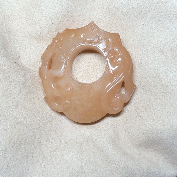 本***主和田玉（糖玉）未镶嵌挂件