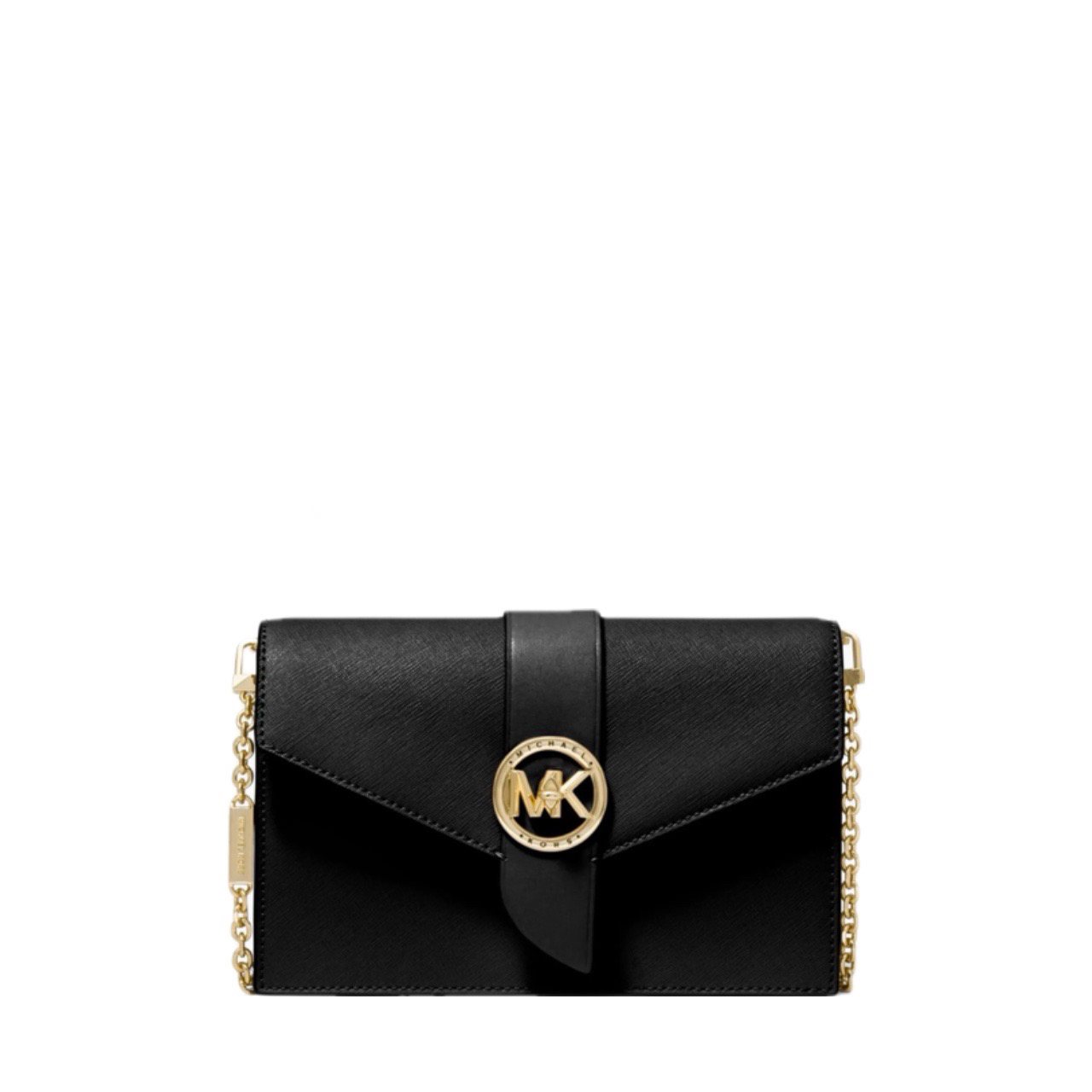 99新 MICHAELKORS/迈克高仕 手提包翻盖斜挎MK/2494/21*14