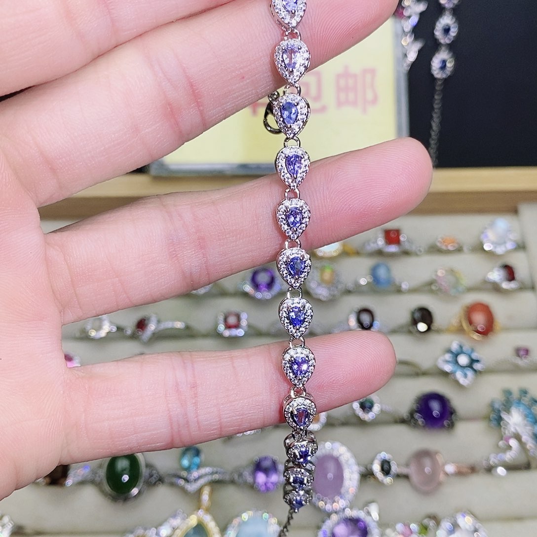 未镶嵌手链坦桑石