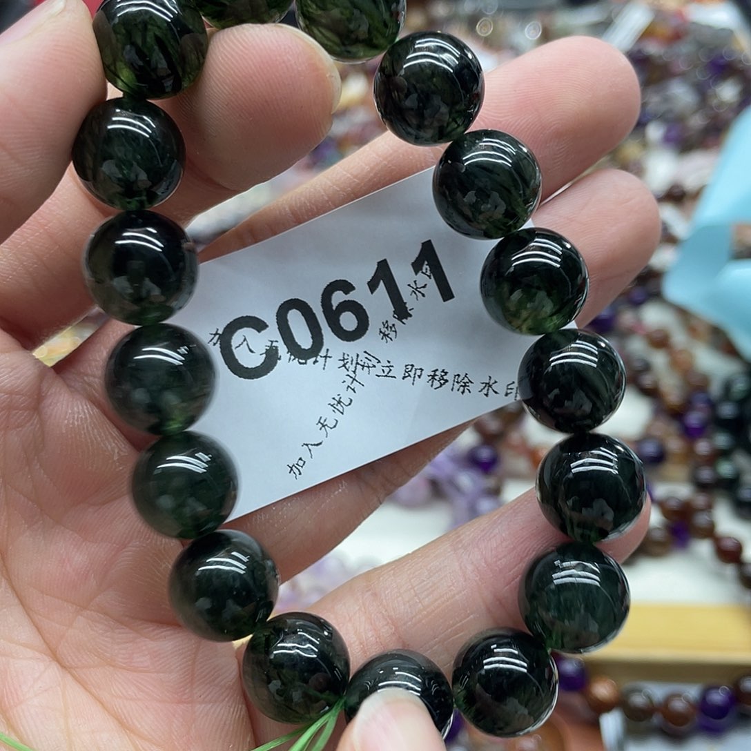 未镶嵌水晶手链天然