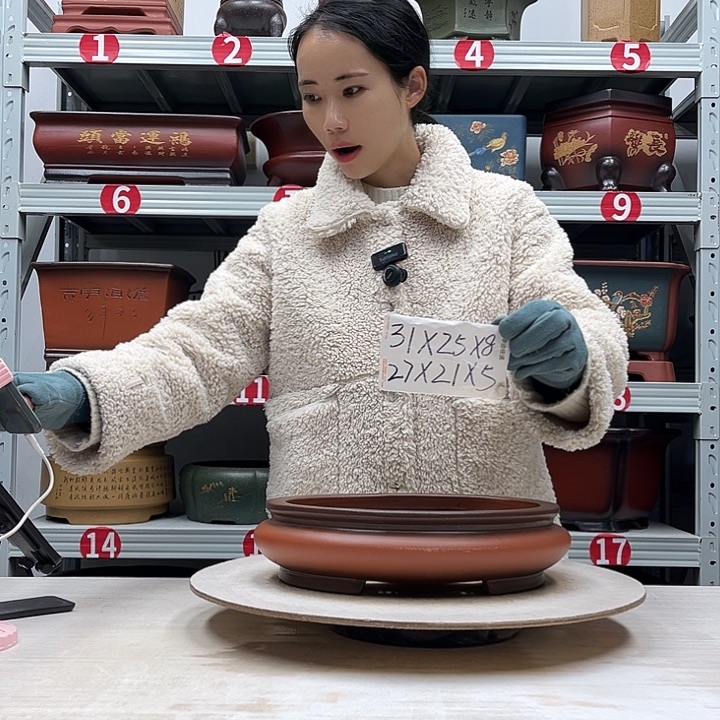 紫砂花盆紫砂花盆