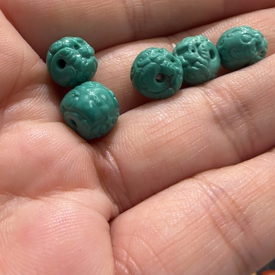 吉***星绿松石未镶嵌配饰