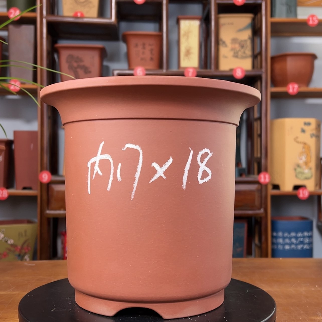 【闪购商品】紫砂花盆周之夏精品紫砂花盆