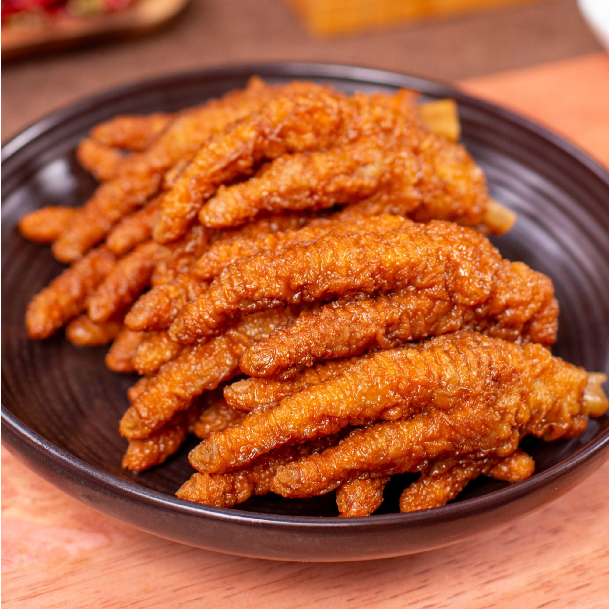 虎皮凤爪鸡爪整抓休闲零食小吃卤味香辣即食红烧红油