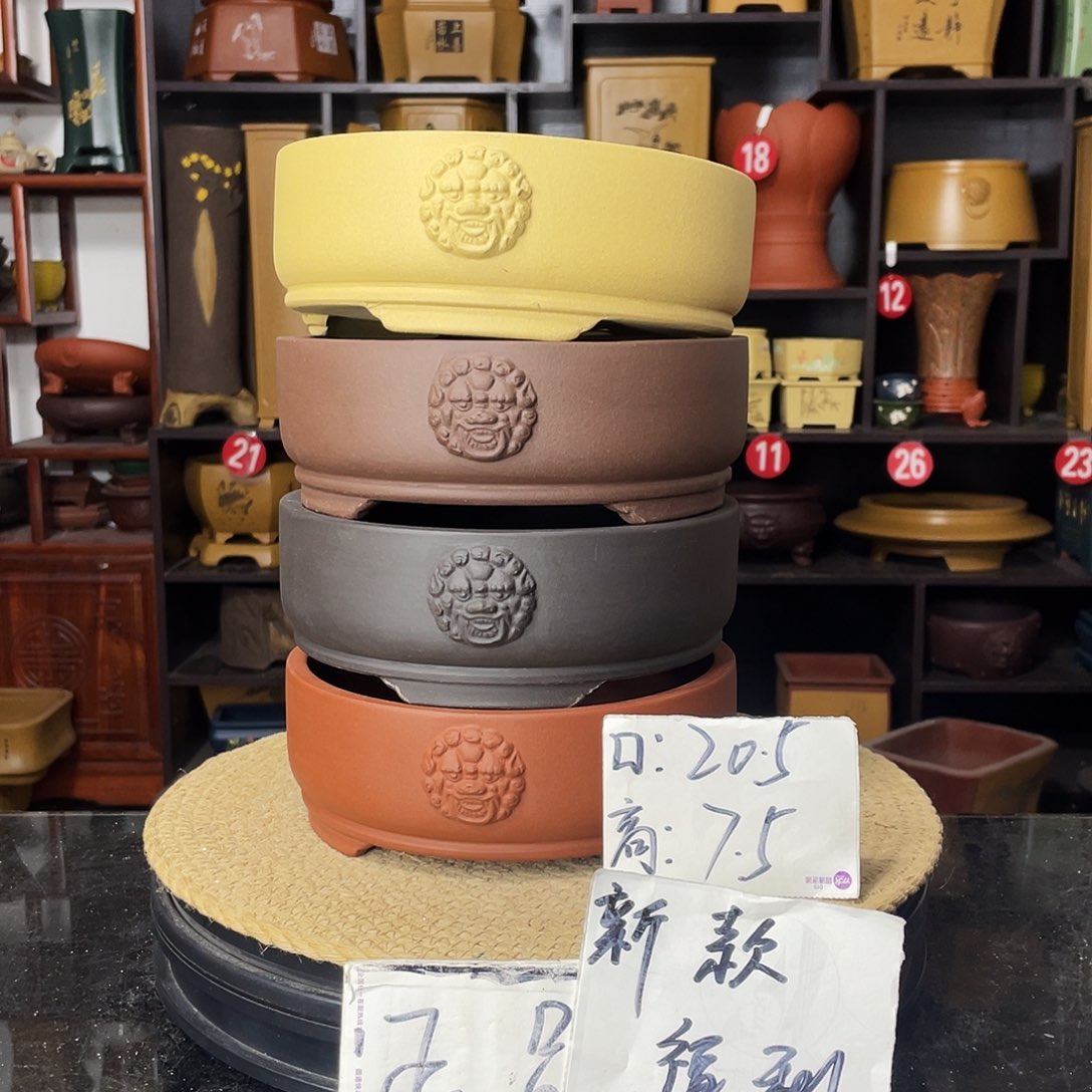 D-盆尚好紫砂花盆