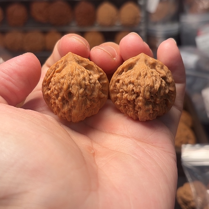 1文玩核桃熔岩元宝33-231