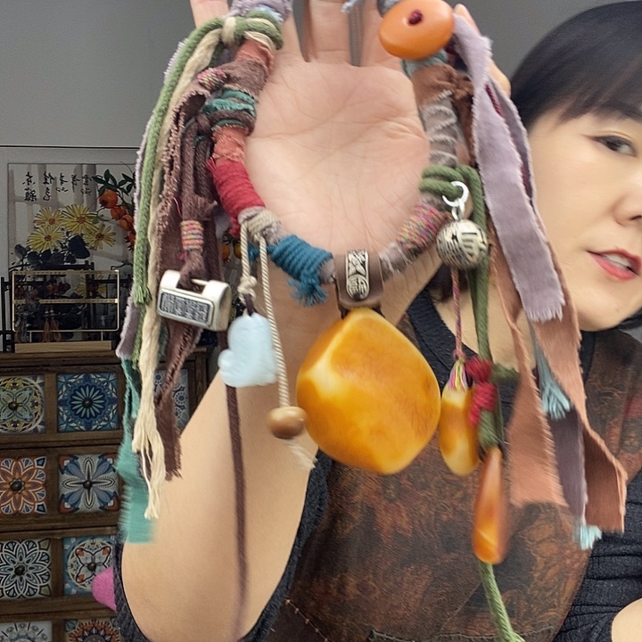 蜜蜡项链未镶嵌项链