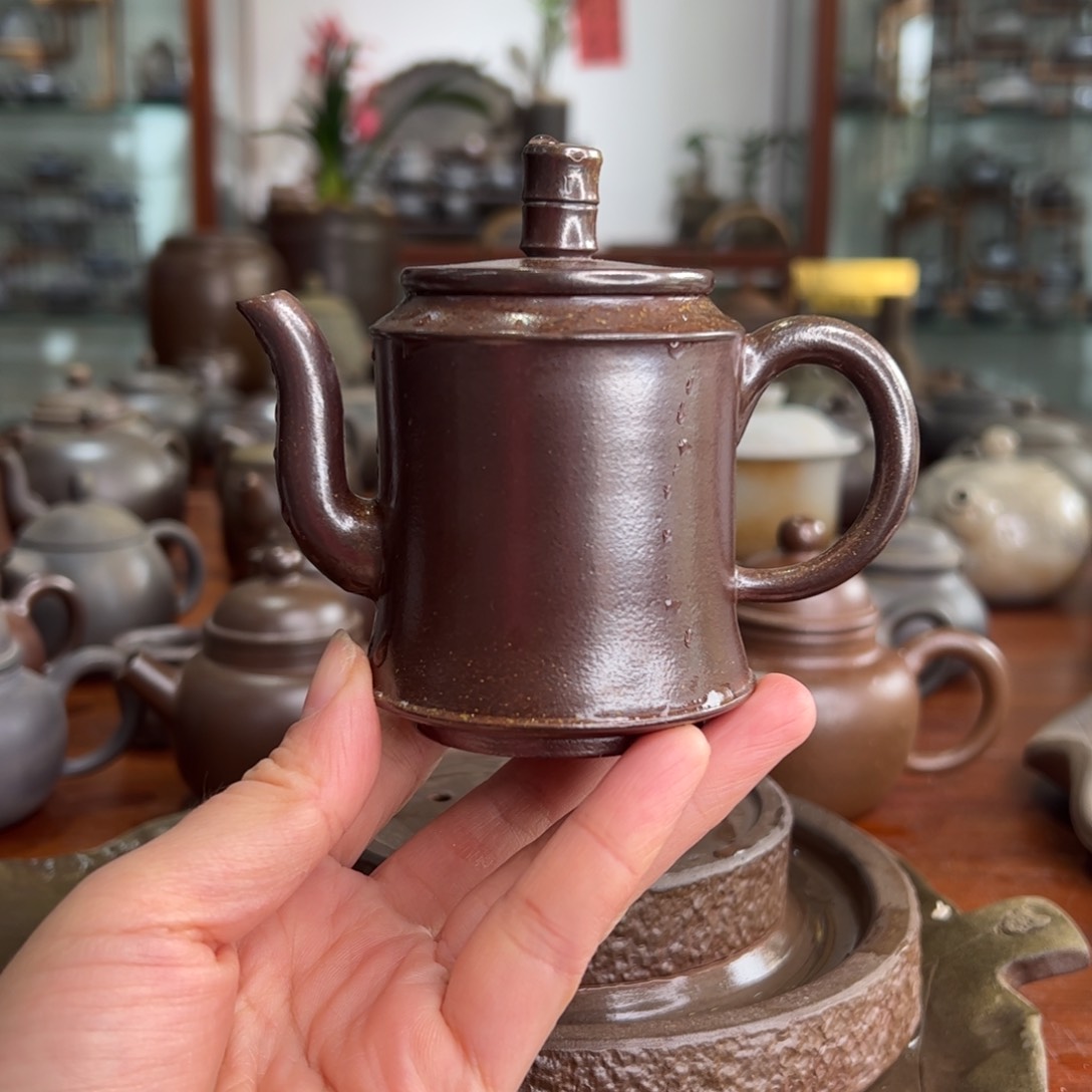 贵台龙窑柴烧茶壶A09