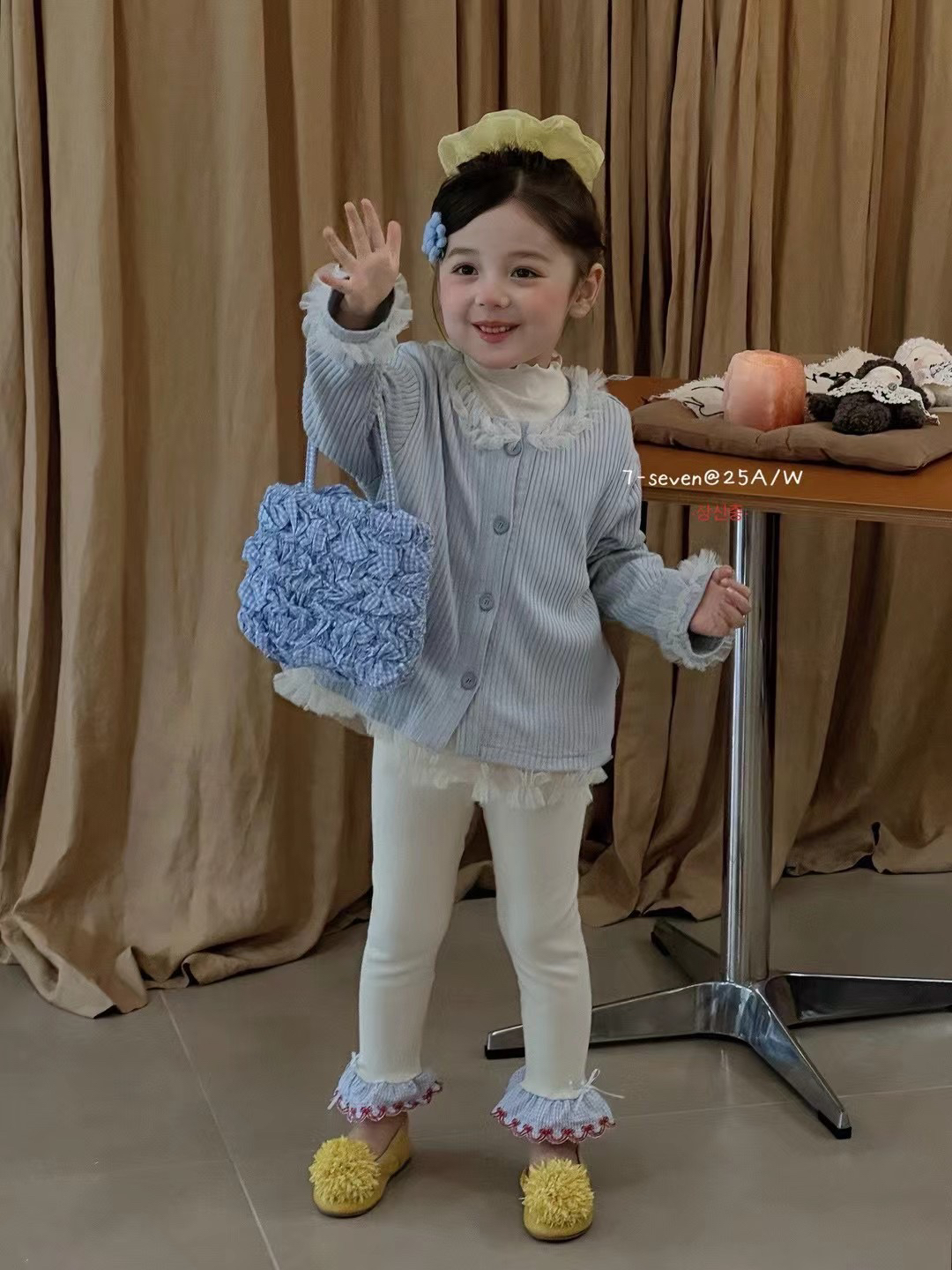 秋季新款7S女宝针织外套儿童