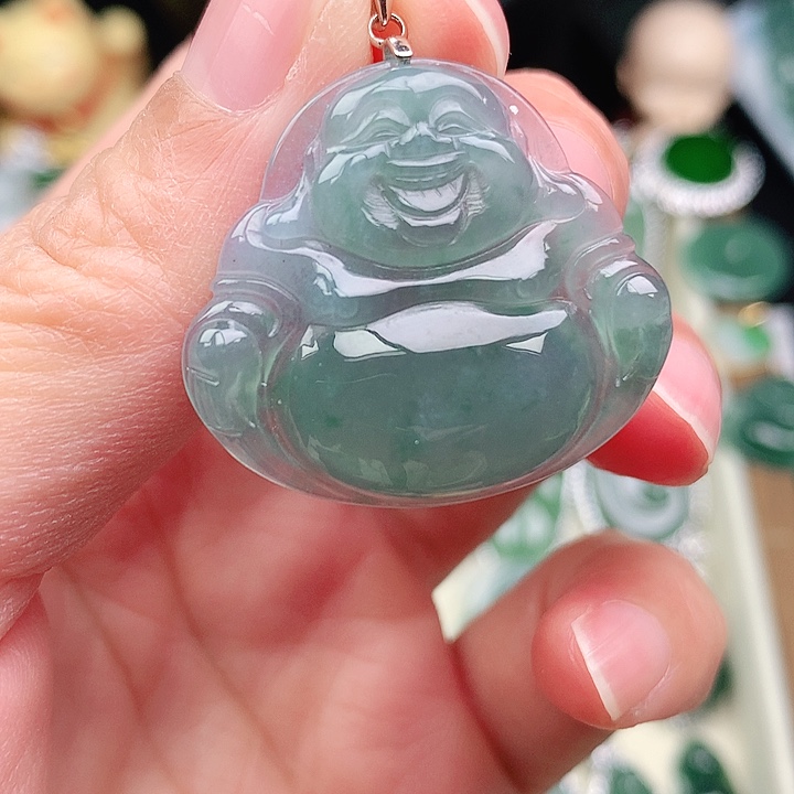 颈饰未镶嵌翡翠吊坠