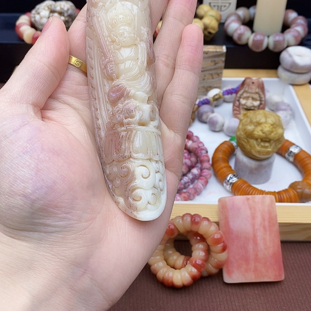 驼骨手串/手链三花驼骨手把件