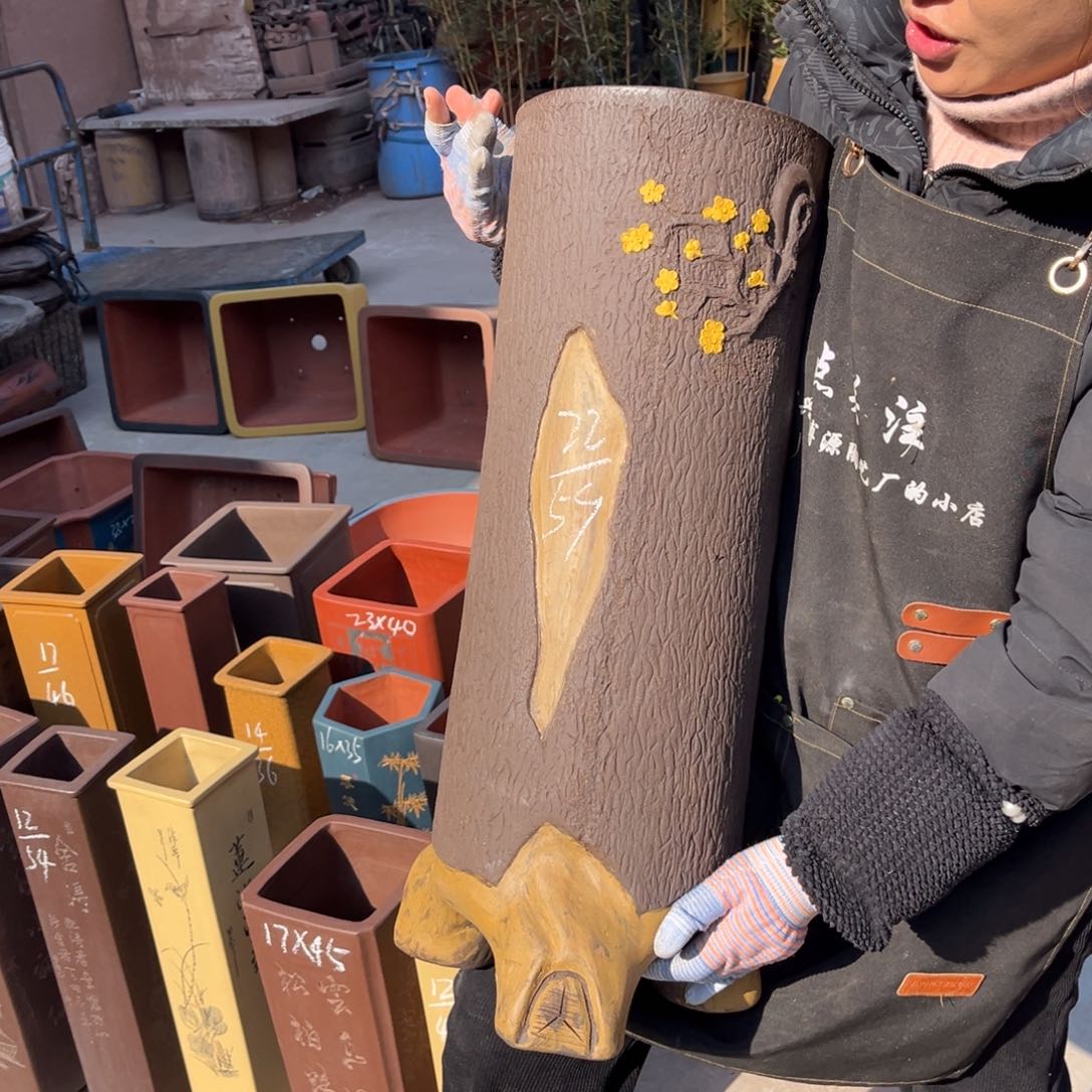 紫砂花盆盆景艺术