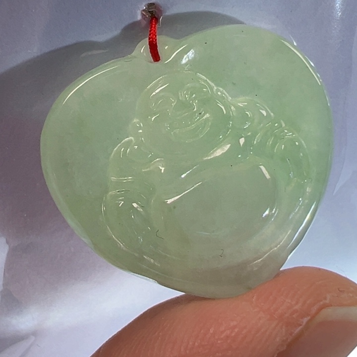 翡翠未镶嵌颈饰佛公吊坠