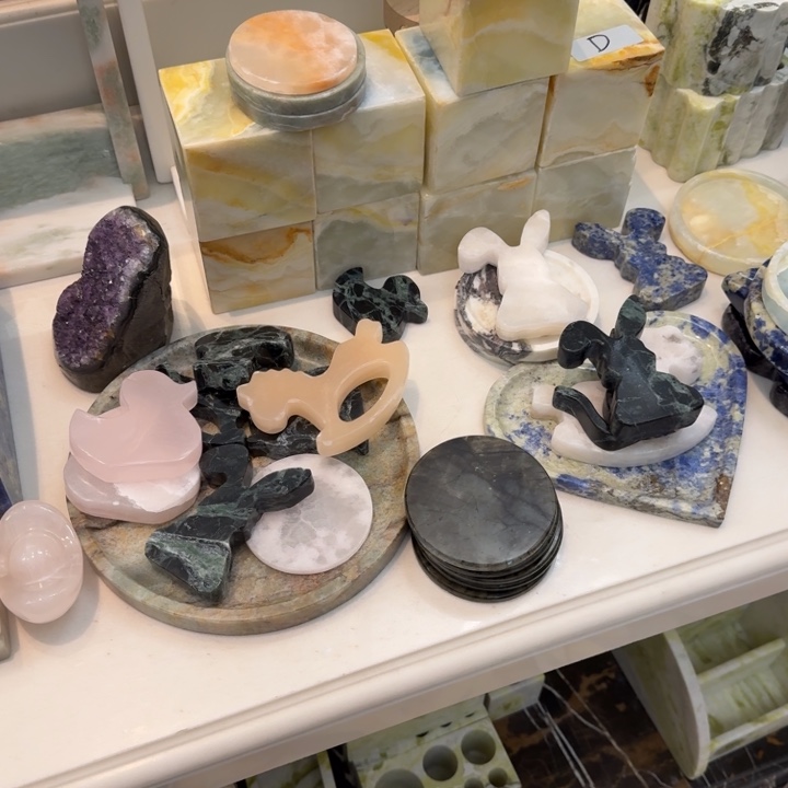 石材天然奢石动物摆件