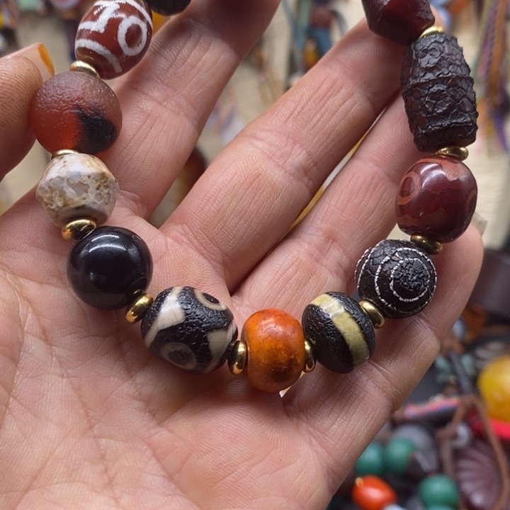 玛瑙/玉髓手链未镶嵌叻*悠