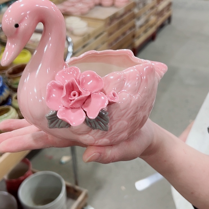 有孔.凑满10元发货多肉陶瓷花盆！