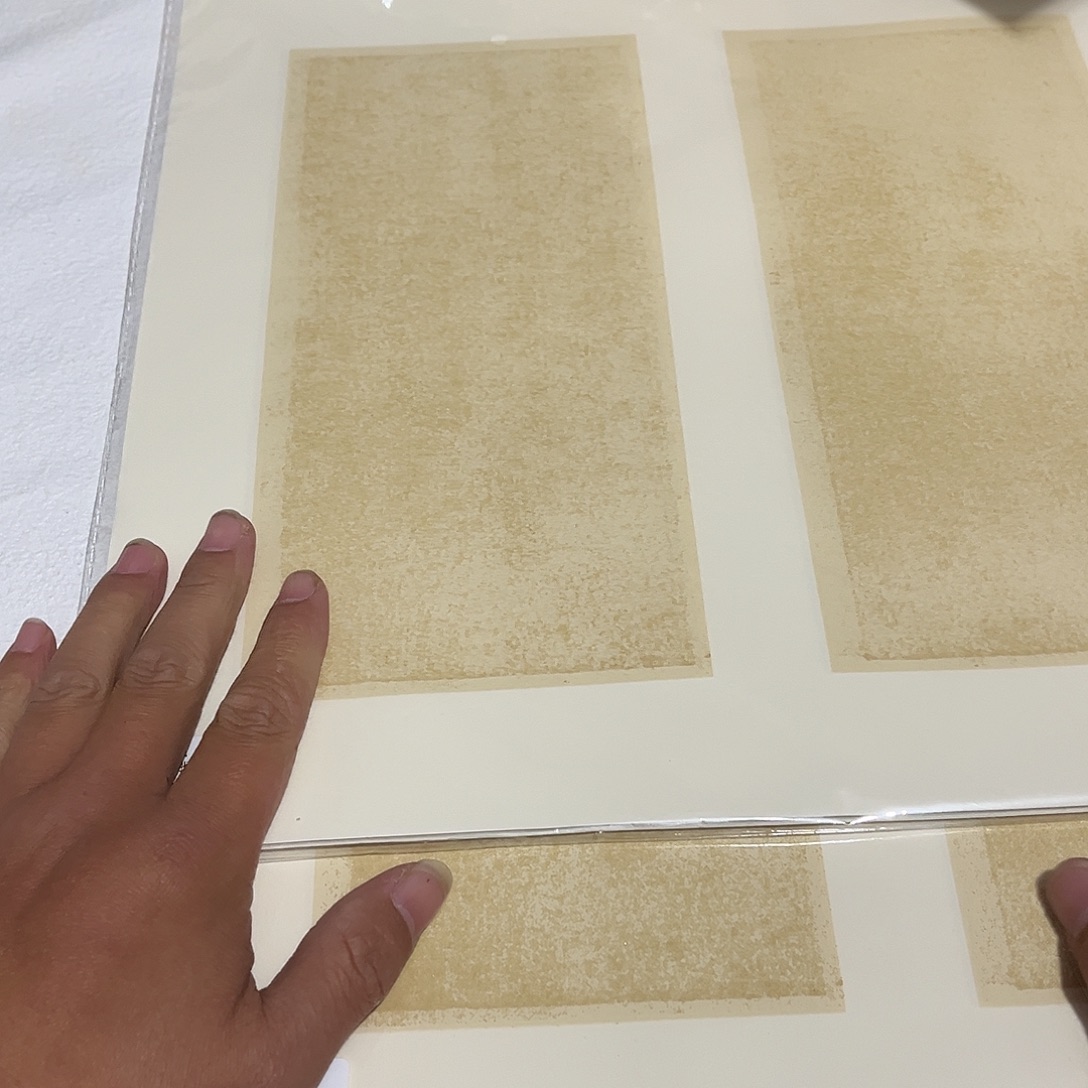 34*34cm手工纸胚复古信札散页2包共40张