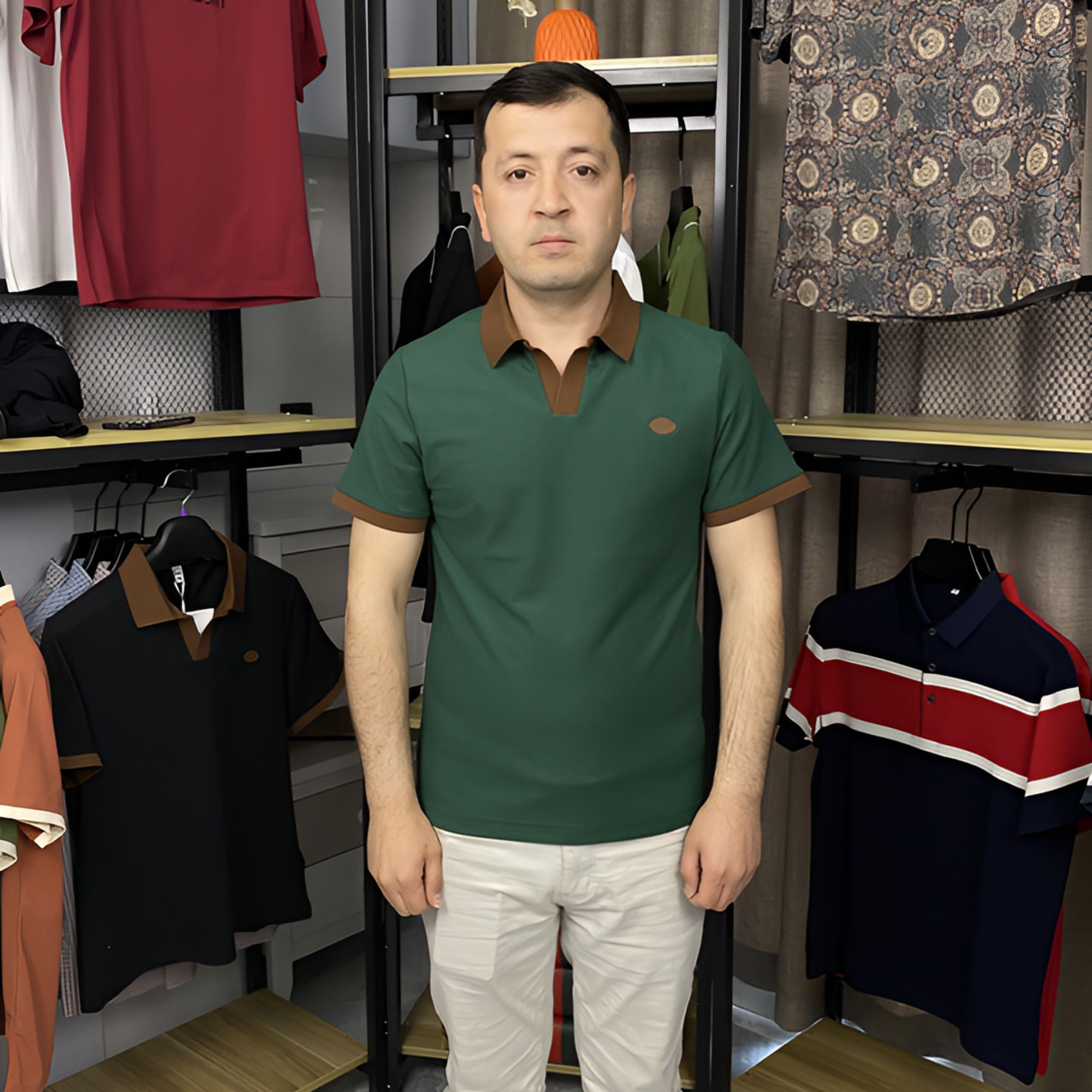 【新疆马总】男士T恤#6363