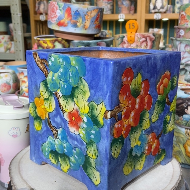 红陶景德镇艺术手绘作品