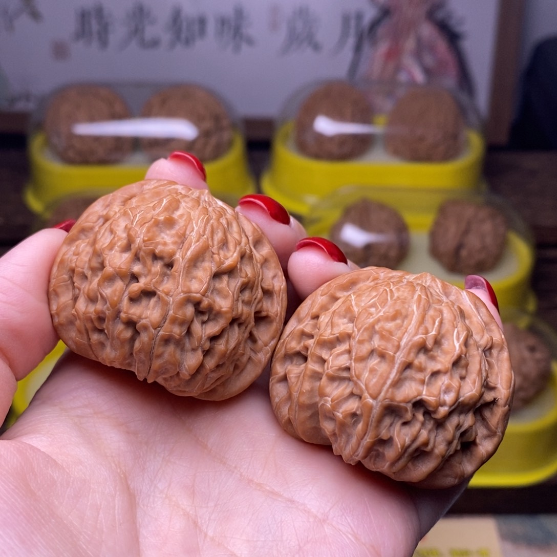 文玩核桃把件全品41.5尺山地磨盘