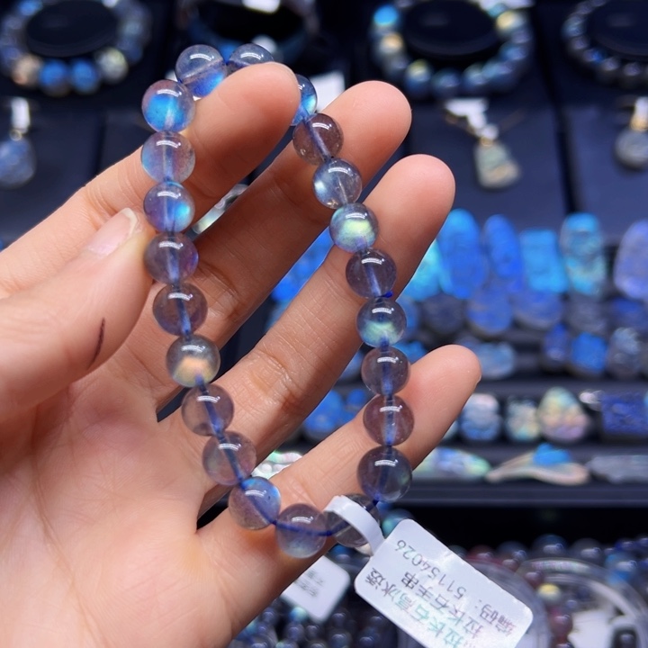 拉长石手串未镶嵌t****89左右