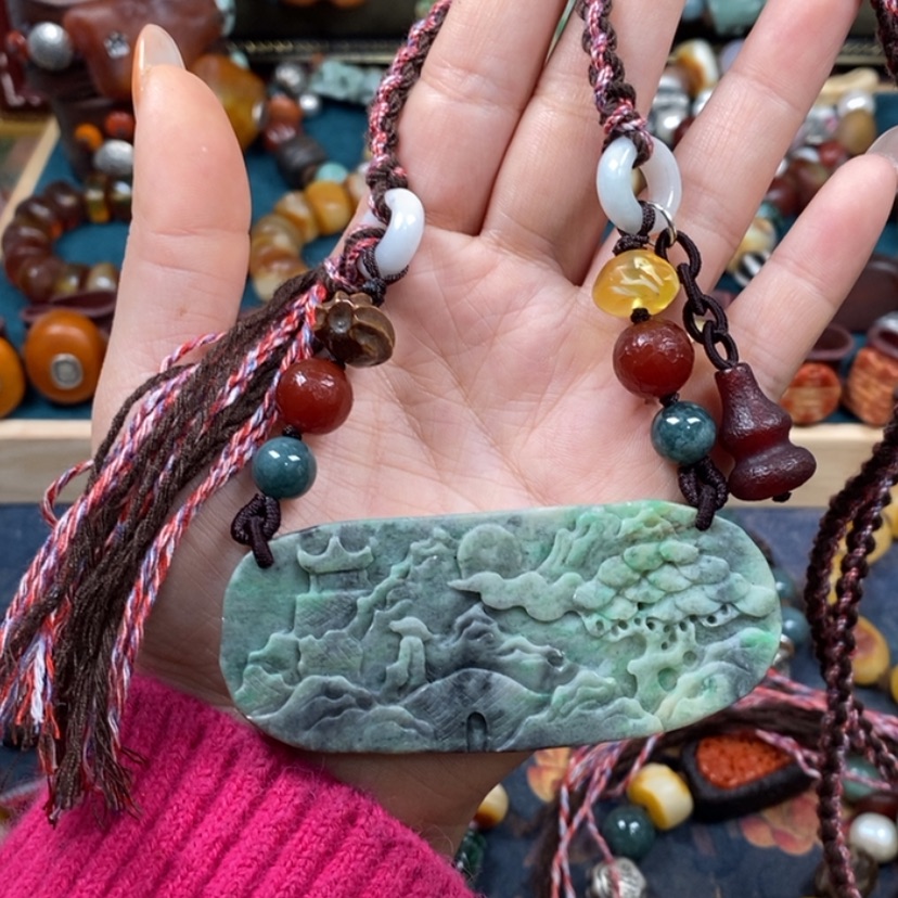 【闪购商品】翡翠颈饰未镶嵌项链