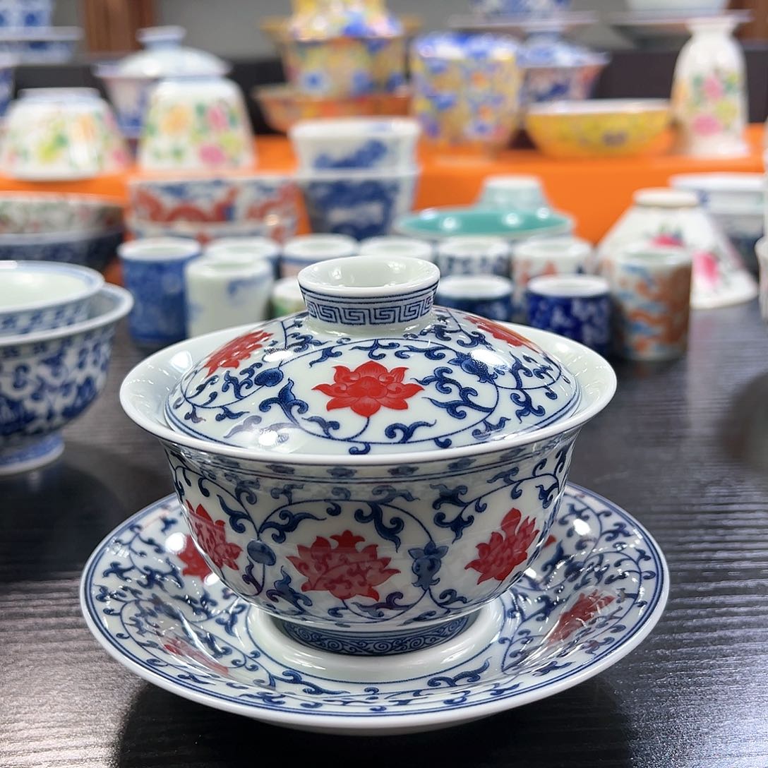 盖碗景德镇陶瓷艺术