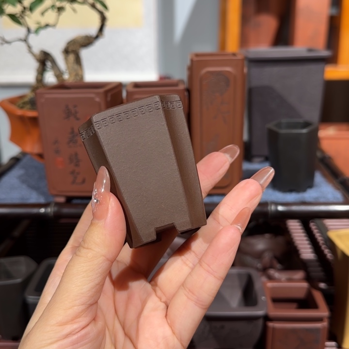 用***2花盆紫砂全手工制作