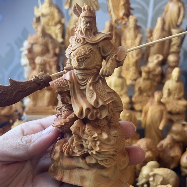 柏木（崖柏）崖柏御龙关公高12公分