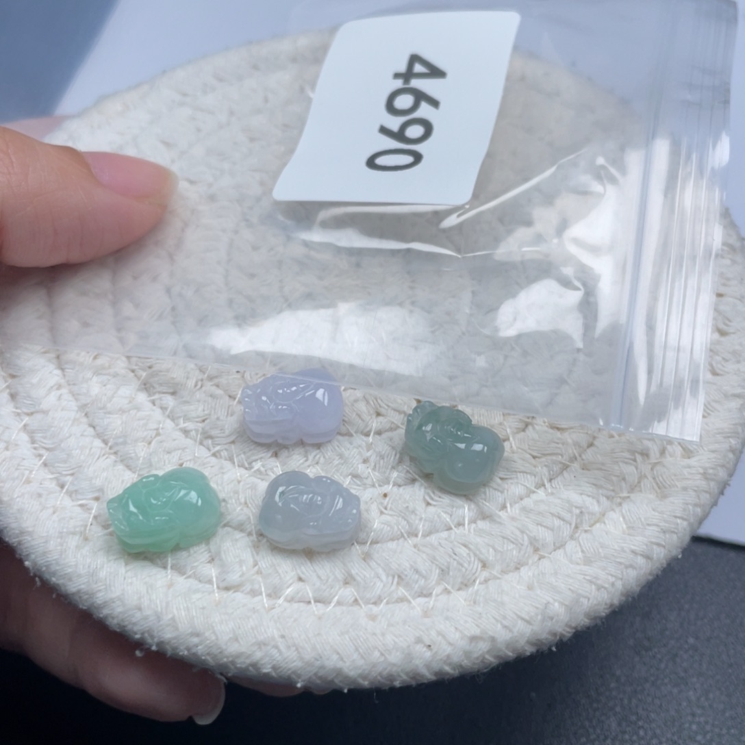 小***仙翡翠未镶嵌手链天然A货缅甸翡翠