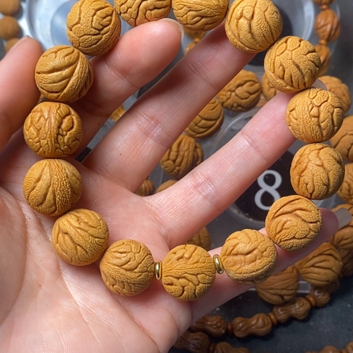 文玩核桃吊坠秦岭野生龙纹桃核17