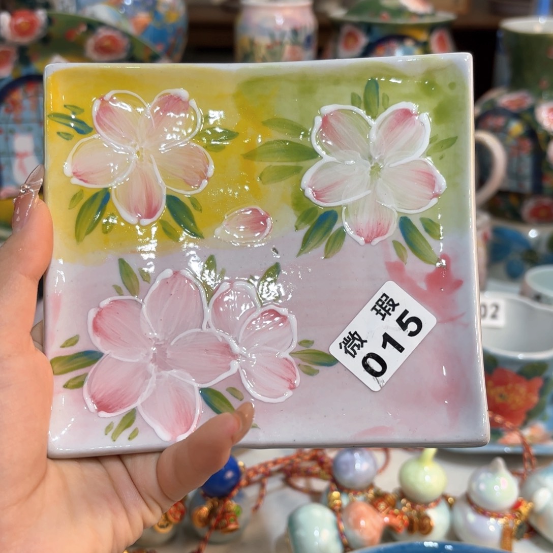 景德镇手绘高温釉下彩陶瓷茶具