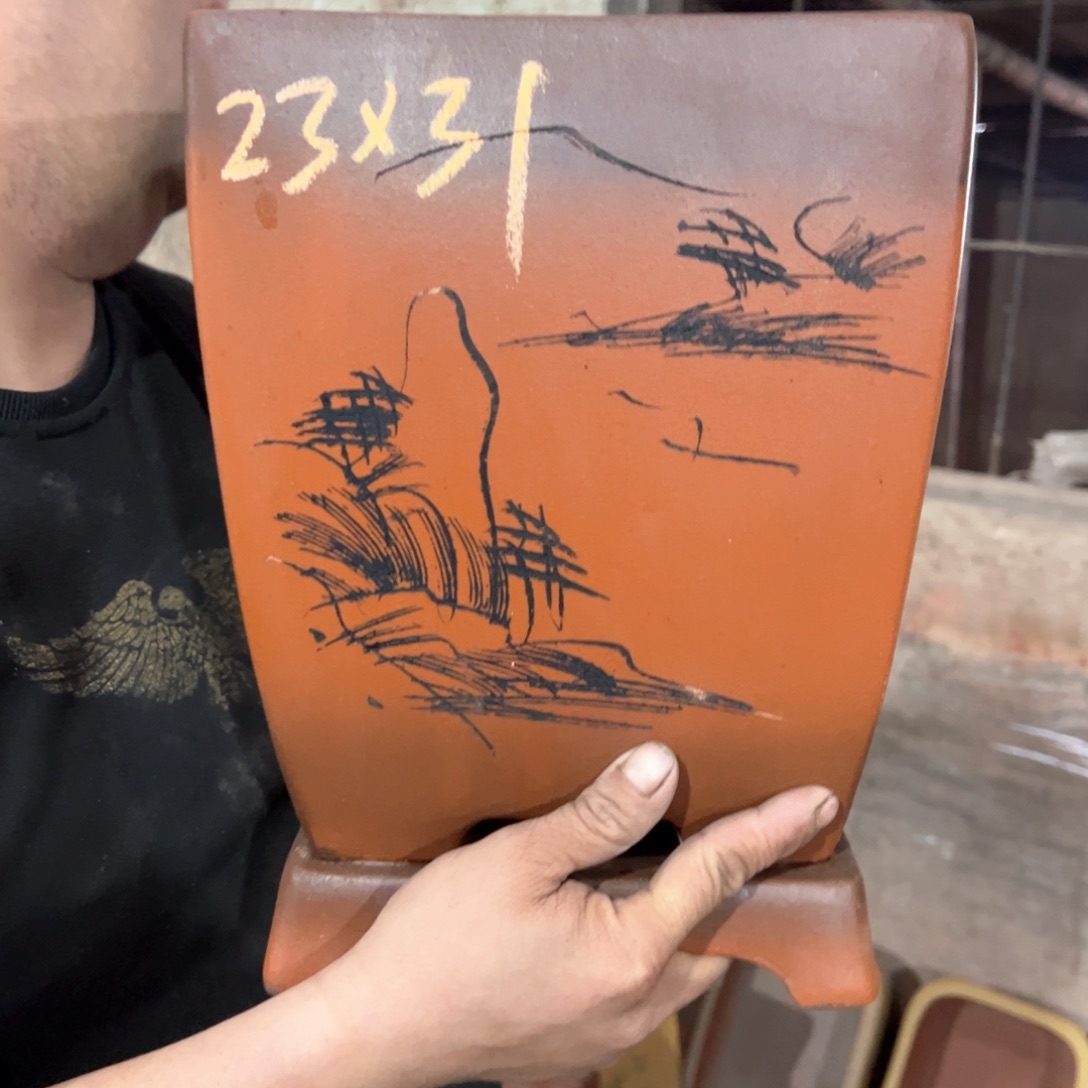 紫砂花盆紫砂花盆