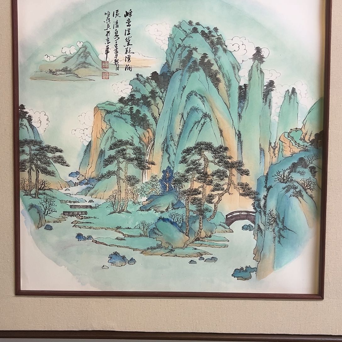 国画手绘国画，精品山水，画心