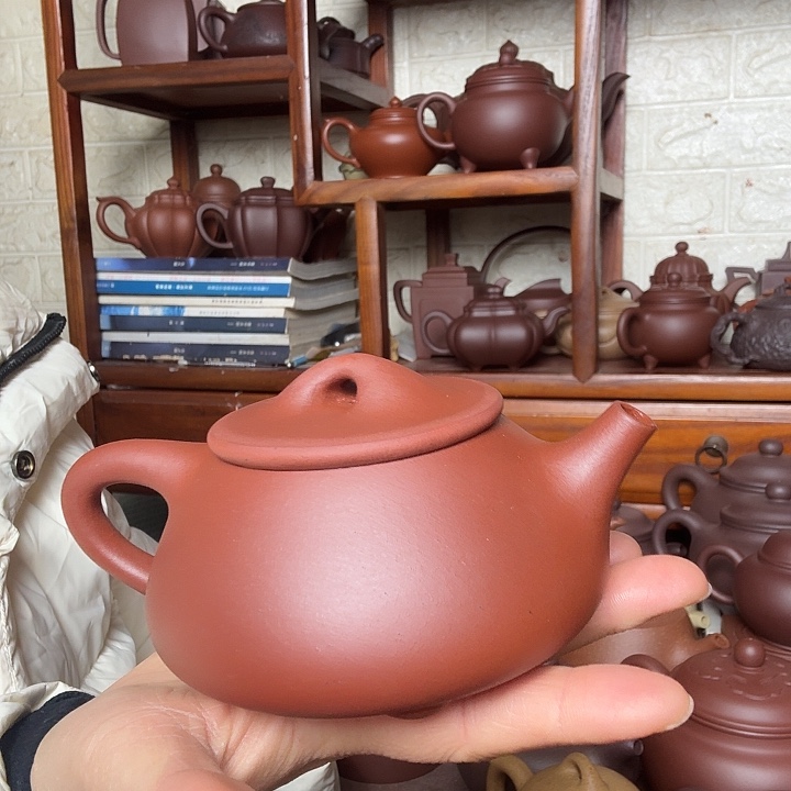 茶壶紫砂石瓢260cc半手工