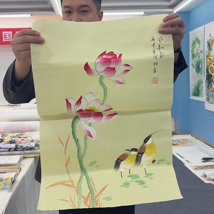 国画手绘国画作品