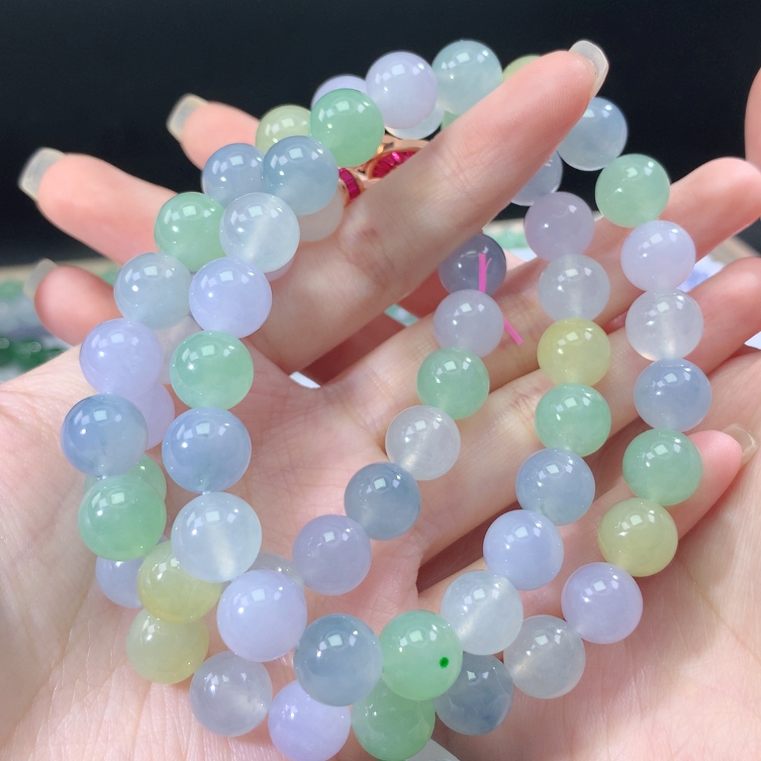 翡翠手链未镶嵌翡翠