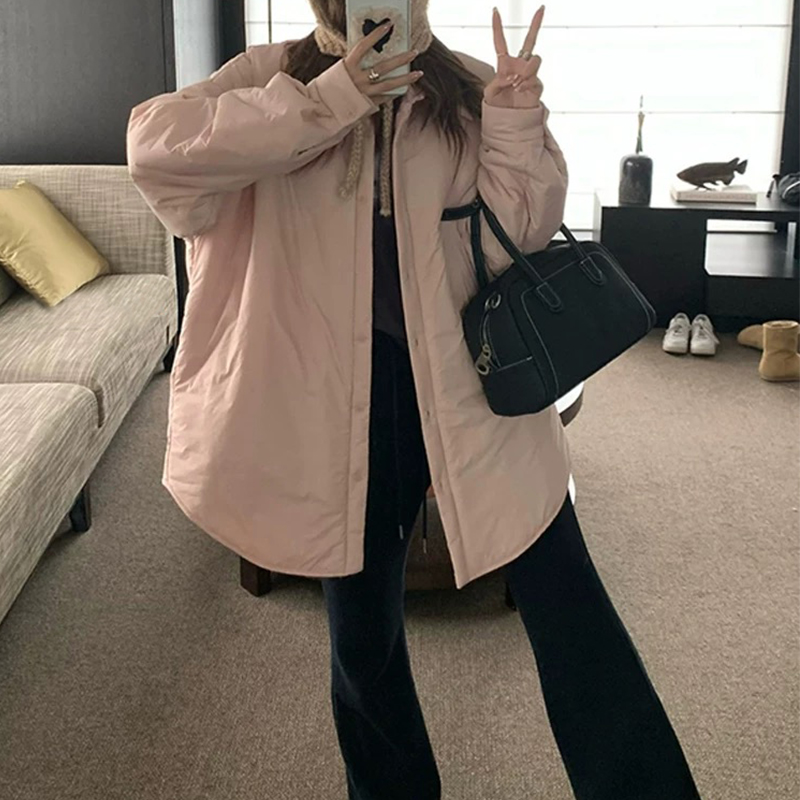 （衣兮韩系通勤棉服外套）88105秋冬高级感搭配气质出众保暖外套H