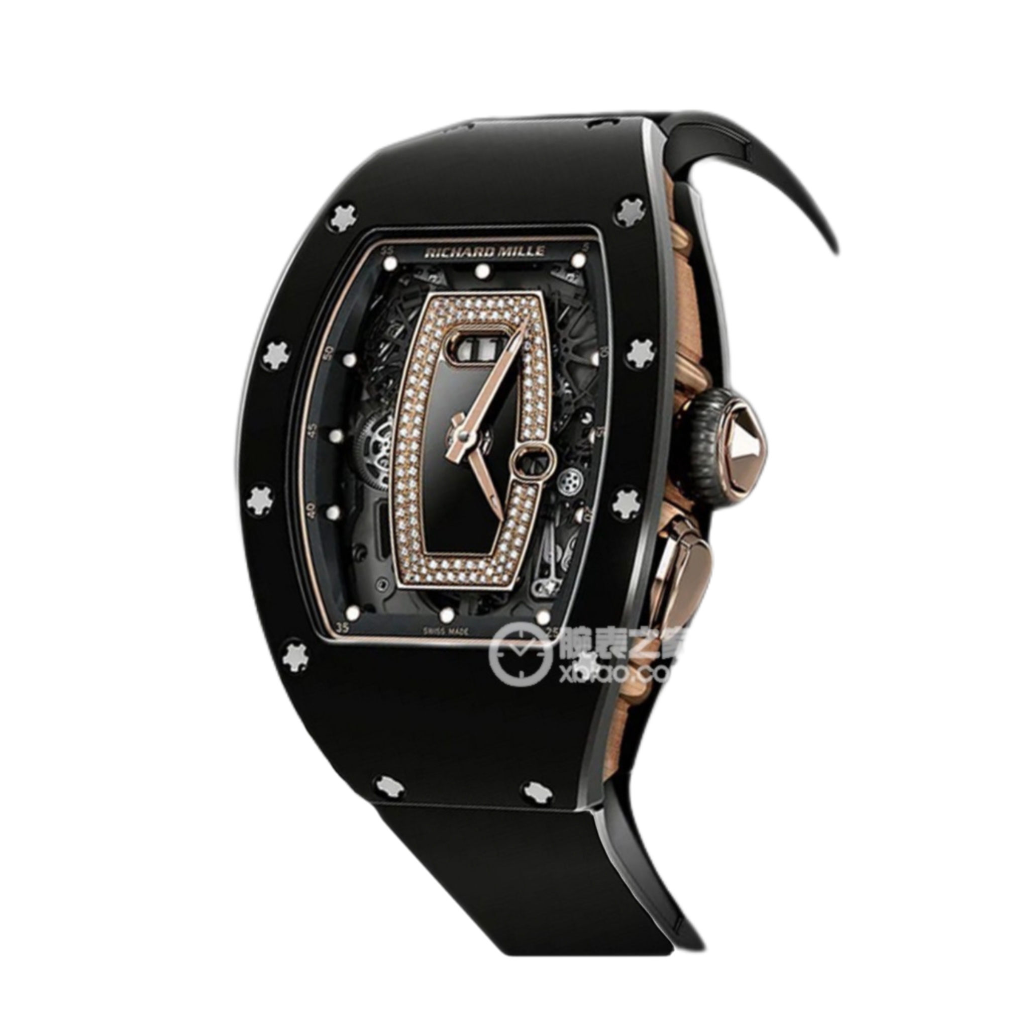 99新 Richard Mille 单表/理查德米尔女士系列RM037黑唇